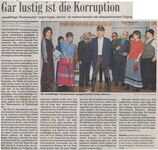 Gar lustig ist die Korruption
