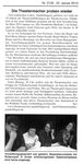 Die Theatermacher proben wieder