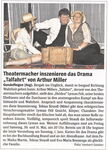 Theatermacher inszenieren das Drama „Talfahrt“ von Arthur Miller
