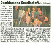 Geschlossene Gesellschaft