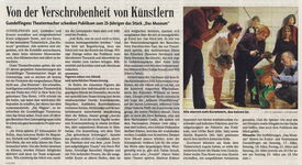 Von der Verschrobenheit von Künstlern