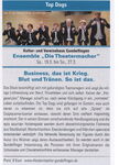 Business, das ist Krieg. Blut und Tränen. So ist das.