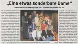 Eine etwas sonderbare Dame