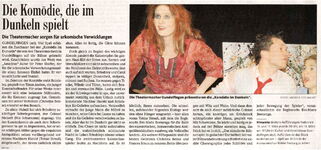 Die Komödie, die im Dunkeln spielt