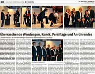 Überraschende Wendungen, Komik, Persiflage und Anrührendes