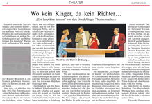 Wo kein Kläger, da kein Richter