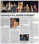 Spannung in der „Komödie im Dunkeln“